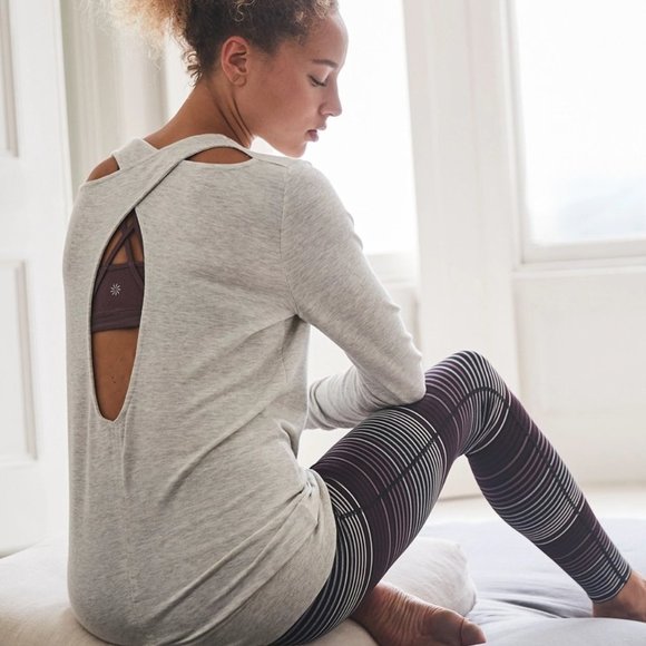 Athleta Pants - ATHLETA Expanse Chaturanga Tight Striped {MM27}